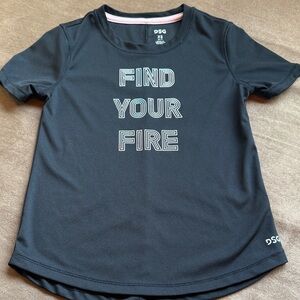 DSG Kids black Motivational Tee